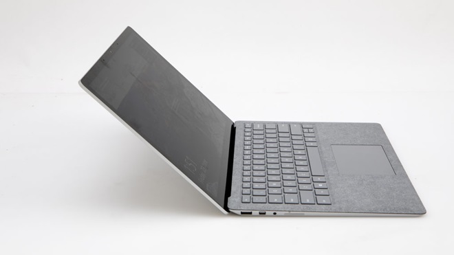 Surface laptop side view